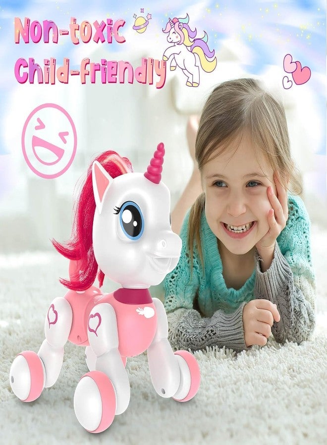 CIRBOX Remote Control Unicorn Robot Pet Toy for Girls Ages 3-8 - Interactive Walking, Singing & Dancing Unicorn with Lights, Pink Birthday Gift for Kids & Toddlers - Image 5